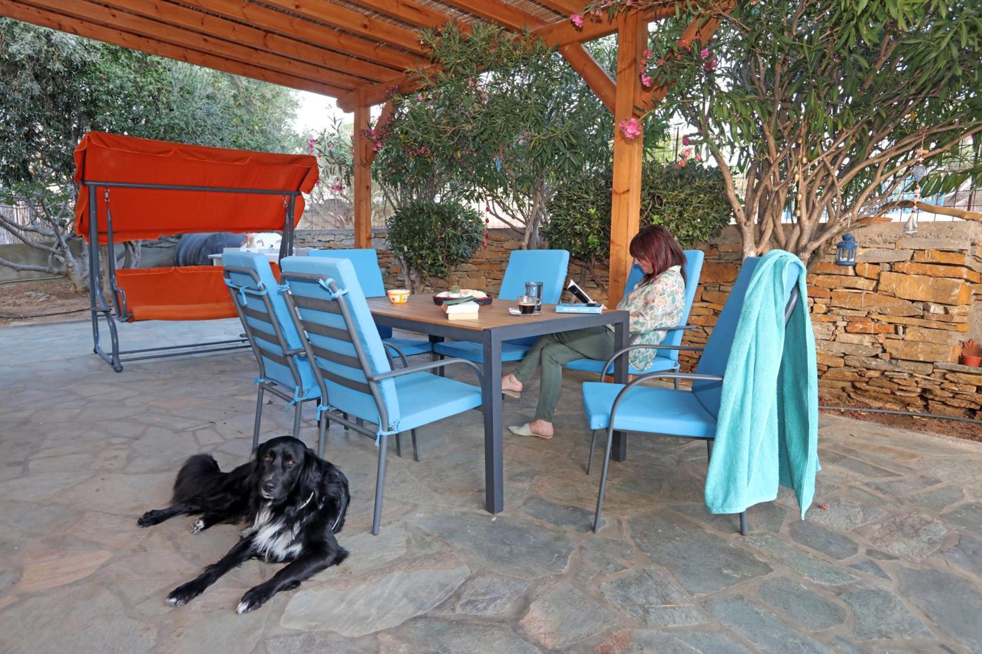 Ruby'S Summer House With Spacious Garden And Free Parking Gavrio Dış mekan fotoğraf