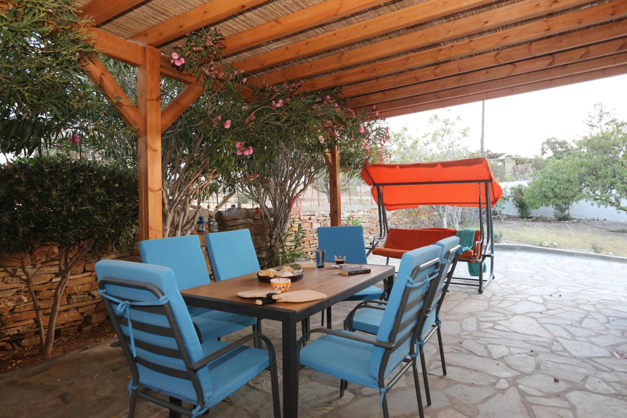 Ruby'S Summer House With Spacious Garden And Free Parking Gavrio Dış mekan fotoğraf