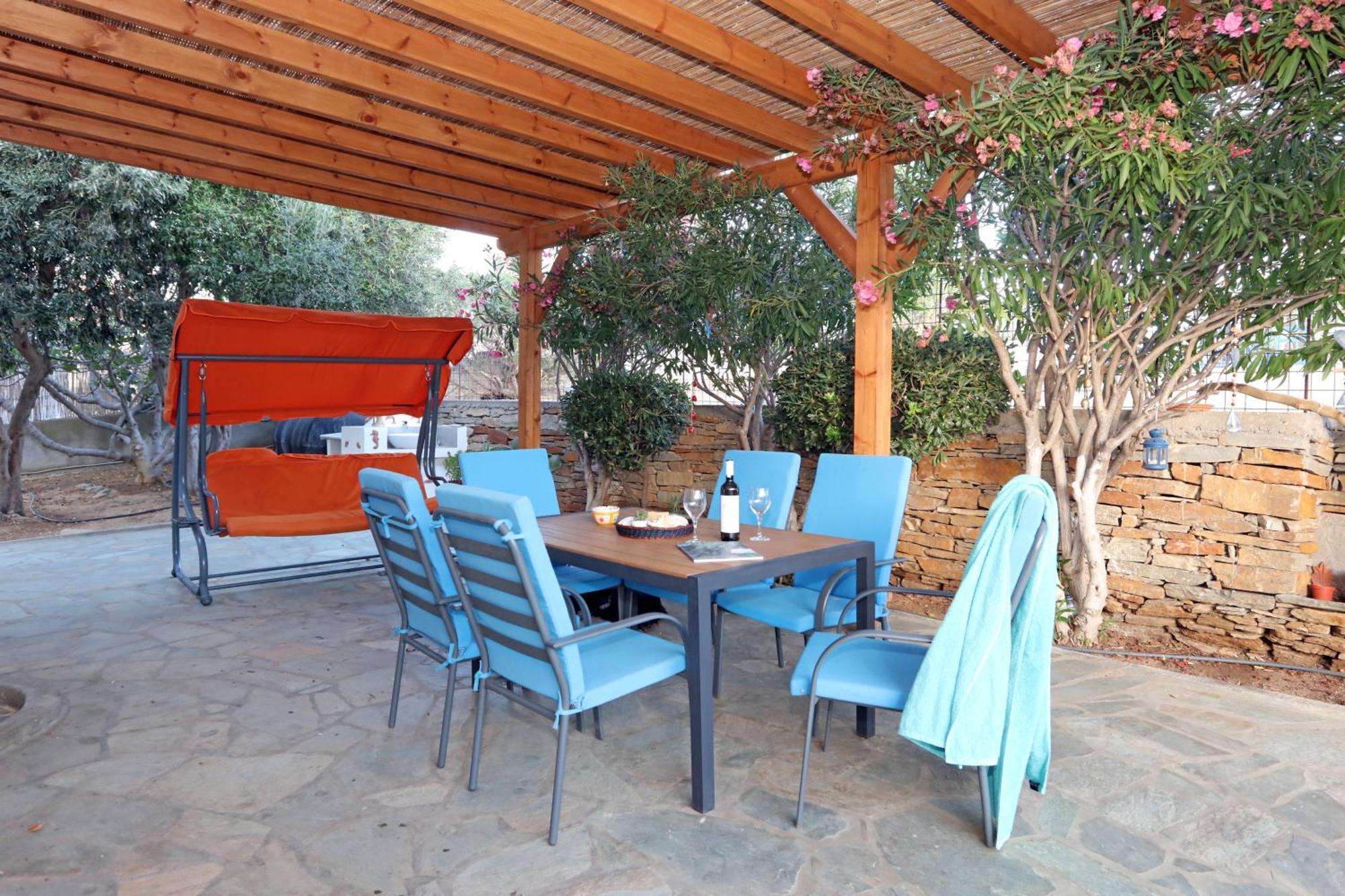 Ruby'S Summer House With Spacious Garden And Free Parking Gavrio Dış mekan fotoğraf